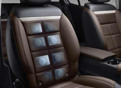 Nye SUV Citroën C5 Aircross har seter med perfekt støtte.