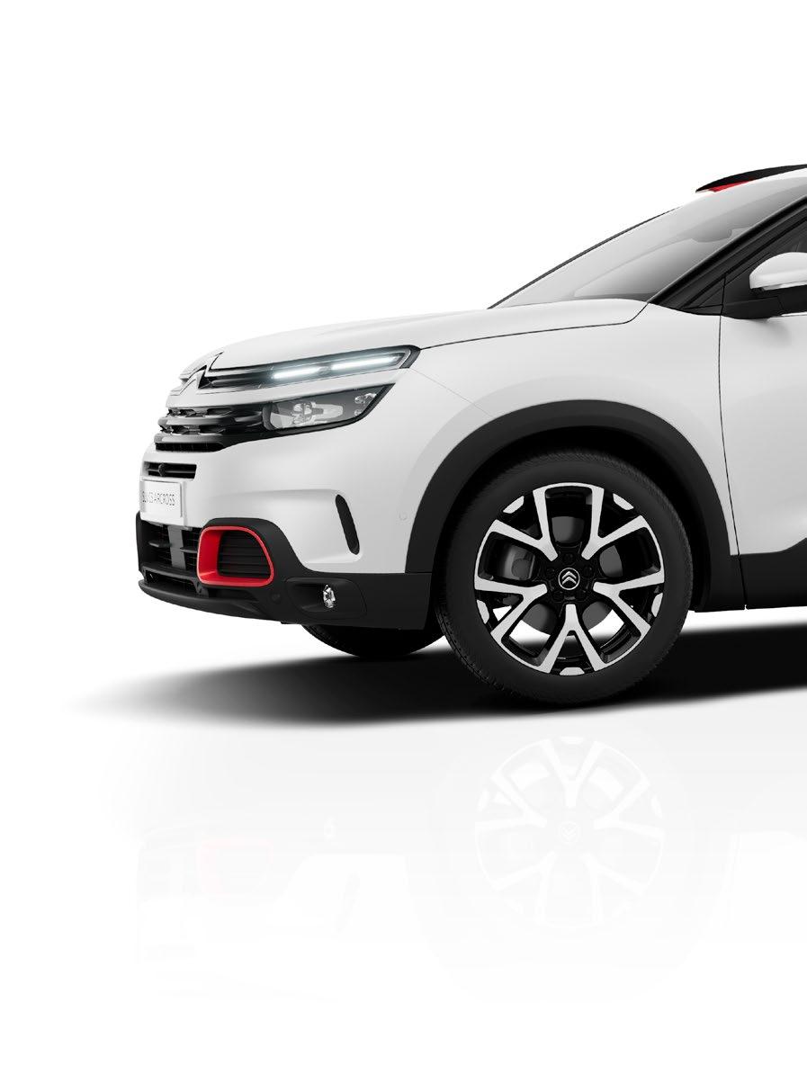 nye SUV Citroën C5 Aircross de 10 største fordelene ENERGISK DESIGN Store hjul, høy bakkeklaring,