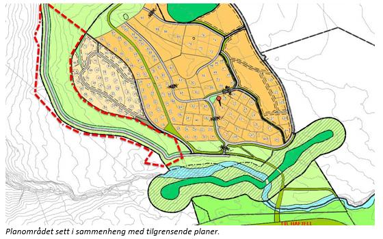 Sak 10/19 Forslagsstiller: Planprogrammet er utarbeidet av Areal+ på vegne av Nermo AS. Beliggenhet Planområdet ligger i overkant av Hauganvegen. Adkomst fra Hornsjøvegen.
