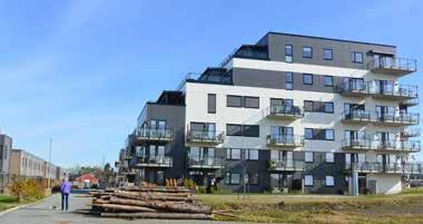 Fornøyd bruker av Cretos forvaltningstjenester Tillerlandet er navnet på et av de nye, store boligområdene i Trondheim, i løpet av de siste årene er i alt 168 boenheter i form av rekkehus og