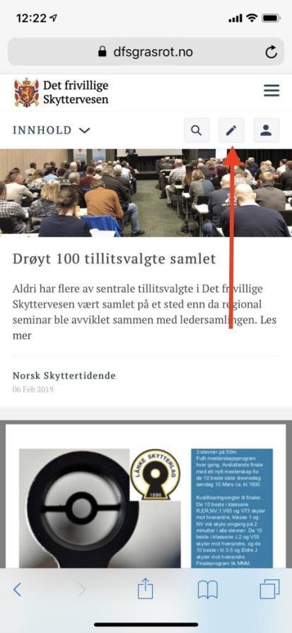 De samme valgene får du ved å trykke på «Rediger» til en sponsor som allerede ligger i listen.