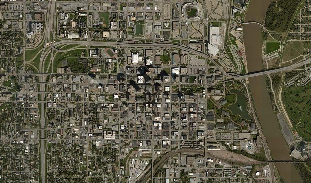 EXTEDED VIEW AERIAL TD Ameritrade Baseball Stadium Creighton University 480 CenturyLink Center DODGE STREET DOUGLAS STREET FARAM STREET HAREY STREET Central High School Civic Site Federal Courthouse