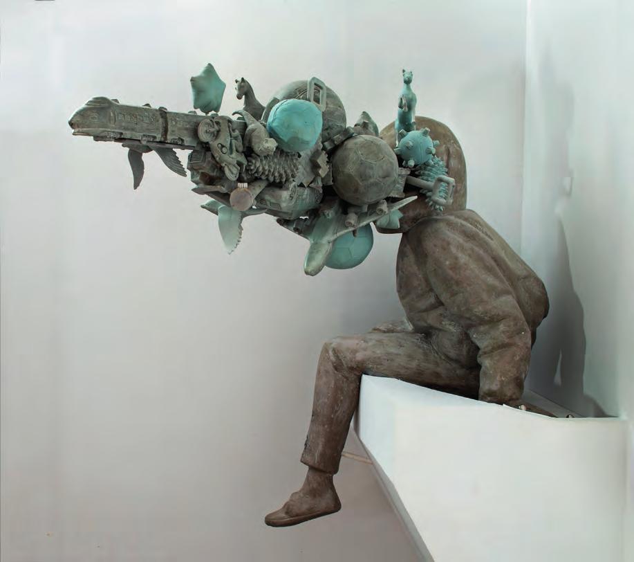 Tori Wrånes, Fantasistormen, 2012, skulptur, Sørlandets