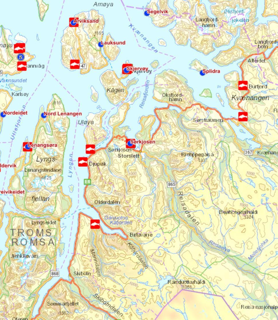 5.2.2 Statlige fiskerihavner og anløpskaier En statlig fiskerihavn er et anlegg der Staten har bidratt med finansiering.