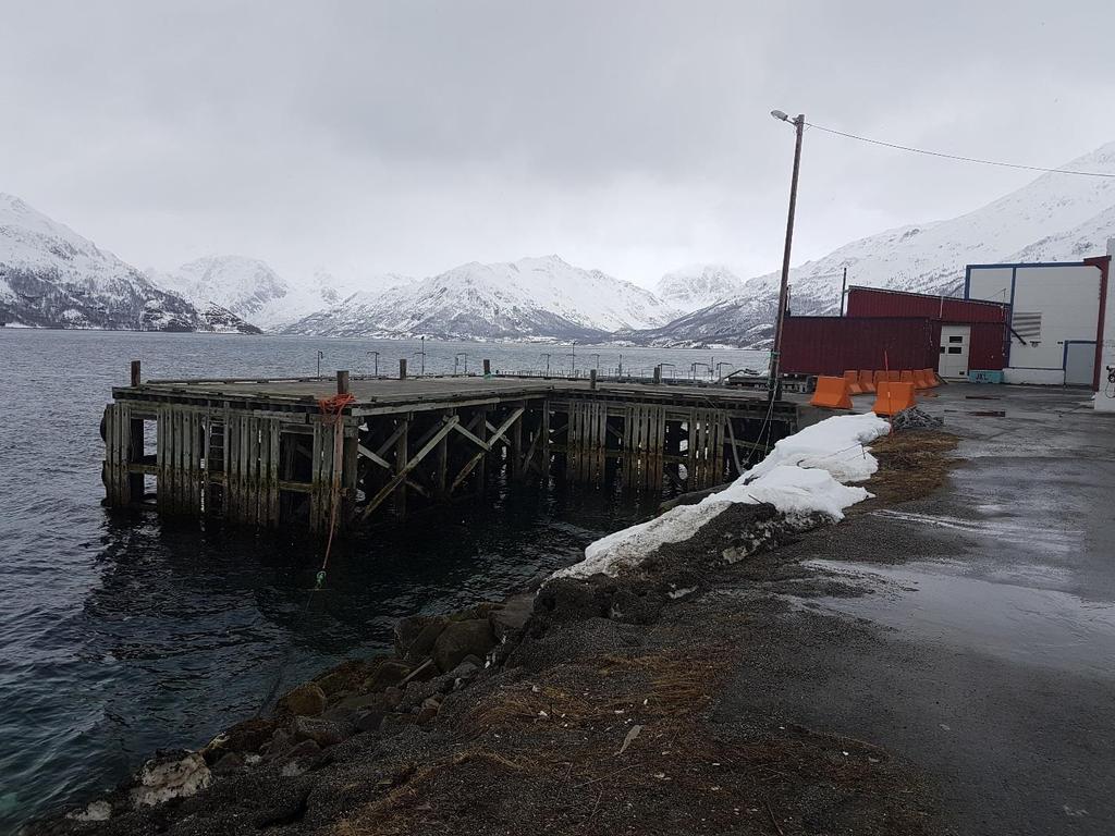 Bilde 8-1: Fra Marine Harvest anlegg i Jøkelfjord (Foto: Transportutvikling AS, 2017) Våt bulk Våt bulk er flytende last.