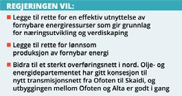 Veikartet er i tråd med regjeringens Nordområdestrategi (2017, se utsnitt). Regjeringens ambisjoner understrekes ytterligere i Grana volden-erklæringen (2019) som har egne mål for nordområdet, bl.a.: «ha en effektiv og sammenhengende infrastruktur som bidrar til bærekraftig utvikling» og «styrke sikkerhet og beredskap».