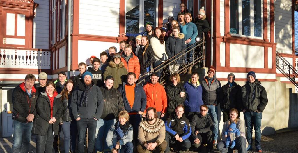 Totalt 62 personer deltok på samling for unge bønder 2. og 3. februar 2018 med overnatting på Stranda og gardsbesøk i Ørskog, Stordal og Sykkylven.