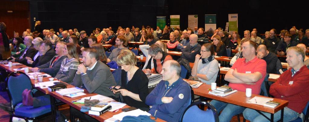 Næringskonferansen før fylkesårsmøtet 2. mars samlet 175 deltakere i Bjørnsonsalen på Seilet (Foto: Arild Erlien) 1. Fylkesårsmøtet 2018 ble holdt fredag 2. og lørdag 3.