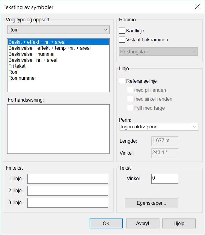 Høyreklikk og velg Slett fra hurtigmenyen eller [Delete] på tastaturet. 3. Utfør Gjennoppfrisk skjem [F5]. I alle definerte rom kan tekstinformasjon som romnummer, beskrivelse, størrelse, osv.