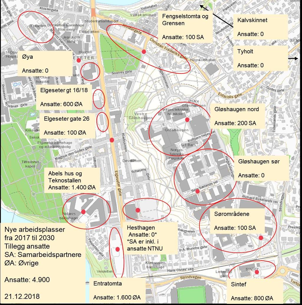 Figur 4: Nye ansatte i Campusområdet (utenom ansatte NTNU).