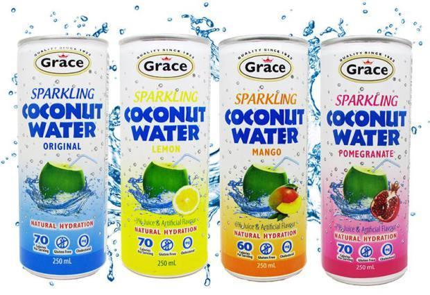 GRACE SPARKLING COCONUT WATER ORIGINAL 12/250