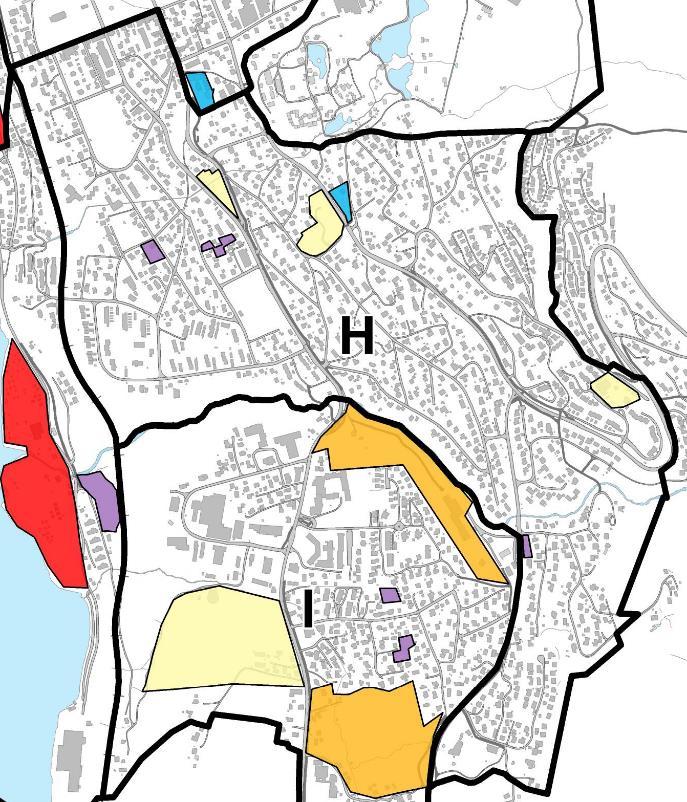 Fare Eksisterende kraftforsyning Vurdering Delområdet vurderes som moderat sårbart overfor temaet og det må følges opp gjennom senere reguleringsplaner.