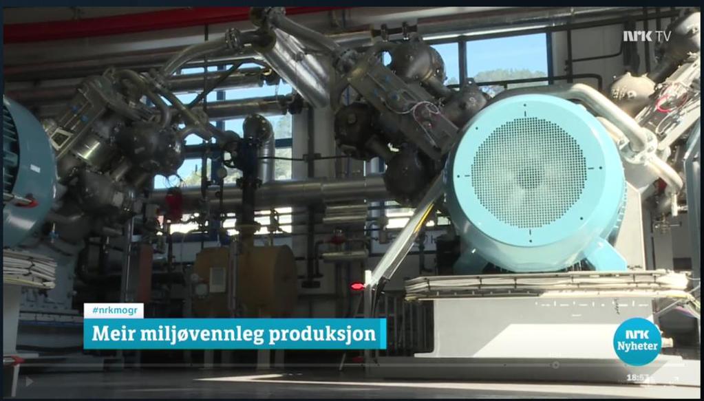 fjernvarme til industriprosesser Produserer damp og kjøling i en og same prosess Benytter helium som arbeidsmedium OT