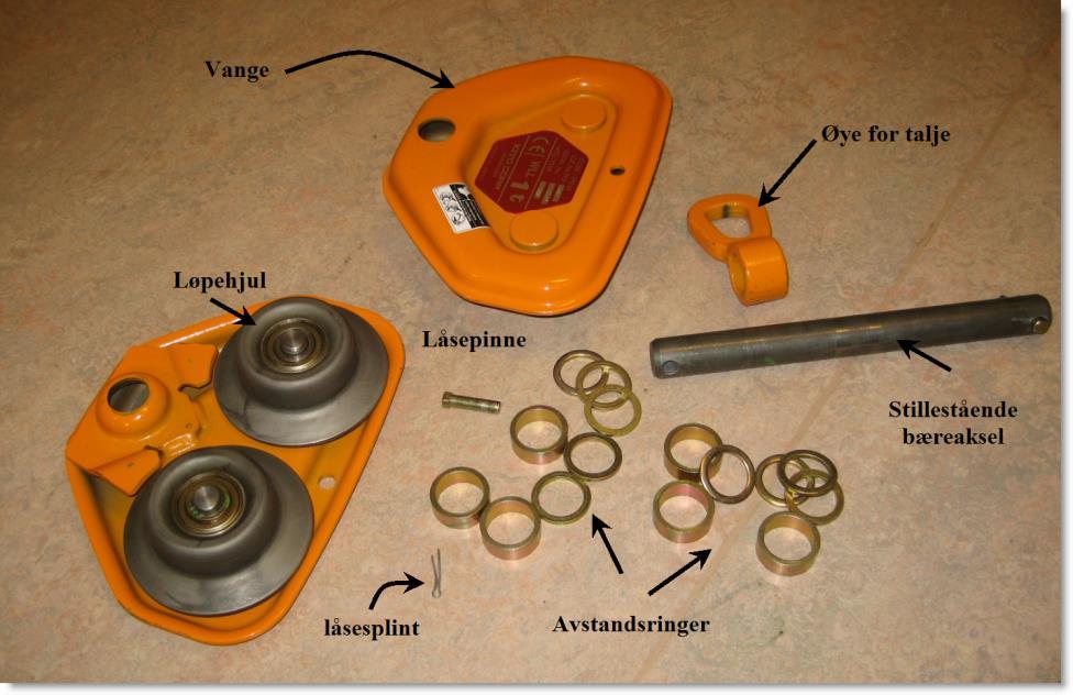 løfteutstyr.
