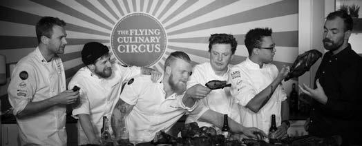 The Flying Culinary Circus har siden 2005 laget mat på store og små arrangementer rundt om i hele verden.