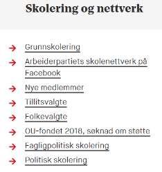 5.0 Sentrale skoleringstilbud i 2019 I 2019 vil Arbeiderpartiet nasjonalt gjennomføre flere skoleringer og samlinger som er aktuelle for deltagere fra Innlandet.