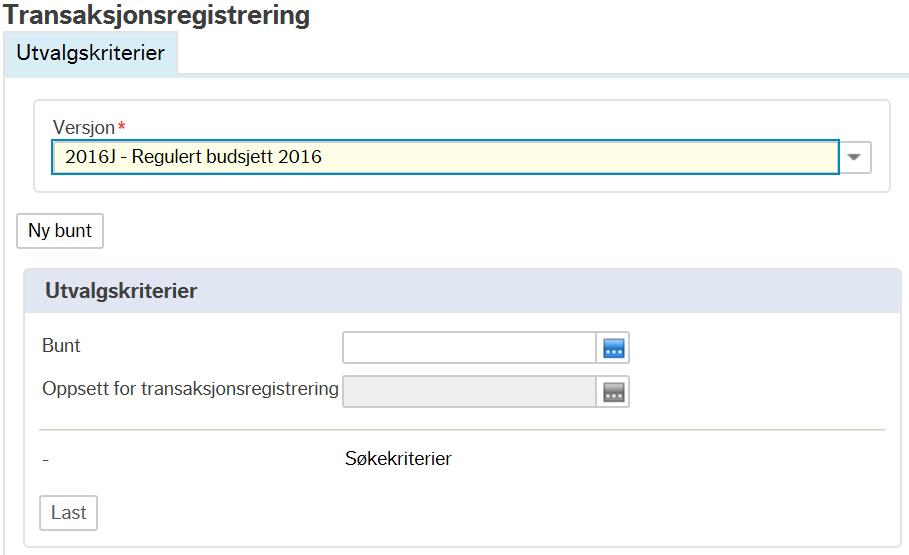 4. Budsjettjustering ved registrering i Unit4 Web Registrering av foreløpig budsjett direkte i Unit4 Web, anbefales kun når budsjettjusteringen er kort og oversiktlig.