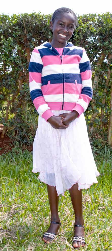 NAPASTAAHEIMEN I KENYA Møt Sara! Sara er et av våre fadderbarn som bor i Kenya på barnehjemmet Napastaa Heimen. Sara er 12 år gammel, og har bodd hos oss siden 2015.