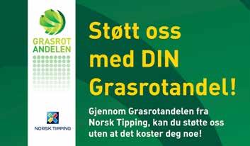 STIFTELSEN NORSK NØDHJELP Org.nr: 970935398 SAMARBEIDSPARTNERE Grasrotandelen gir deg som spiller mulighet til å bestemme hvem som skal motta noe av overskuddet til Norsk Tipping.