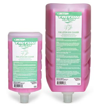 desinfiserende Farge/Lukt Aktiv Ingredient Enheter og størrelse per kasse TRITON INDUSTRIAL SKIN CARE PRODUCTS 54004-00/54005-00 54012-00 Betco High