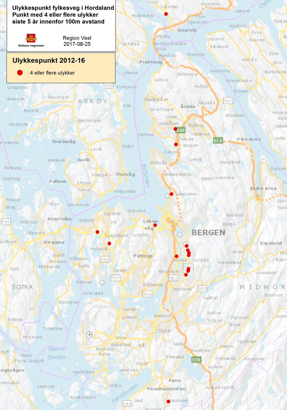 Vedlegg 3 - Oversikt over ulykkesstatistikken