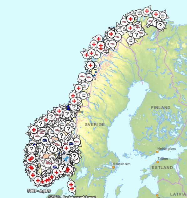 Til slutt Politiets norgeskart Takk for