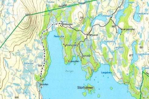 på sykkel. Idrettslaget har tidligere fått tillatelse til å legge ut klopper på de våteste plassene.