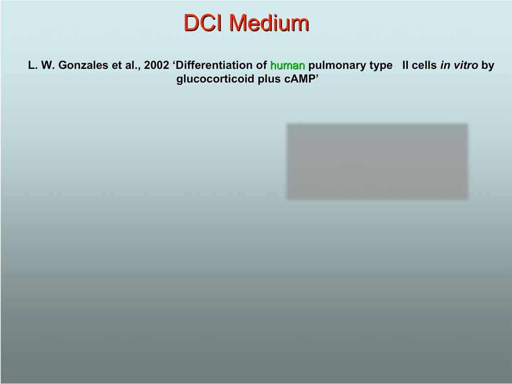 DCI Medium L. W. Gonzales et al.