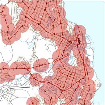 2.0 Temaer 2.1 Kollektiv MÅL Bystrategiens målsetting er dobling av kollektivandelen fra 5 til 10 %.