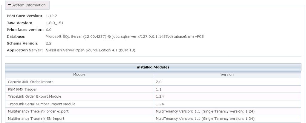 15.1.3.2 Krav Multiinstansmodul krever PCE database skjema versjon 2.2. For eksportering av ordre og importering av serienumre med multiinstans, må multiinstansmoduler være installert.