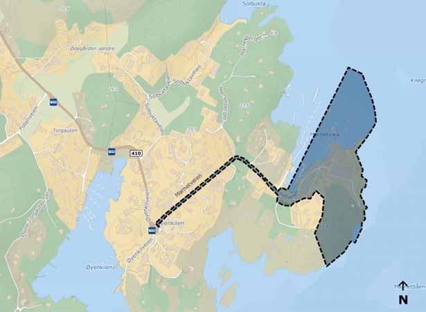 5 1. INNLEDNING 1.1 Bakgrunn Marnet Marine park AS er forslagsstiller ved detaljregulering av en eiendom på Øyenkilen i Fredrikstad kommune.