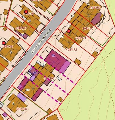 Stedfesting av søknader Nye søknader legges inn i kartet med saksnummer så snart de mottas.