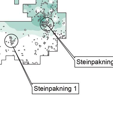 Figure 9.11. Above: find distribution, Gunnarsrød 7.