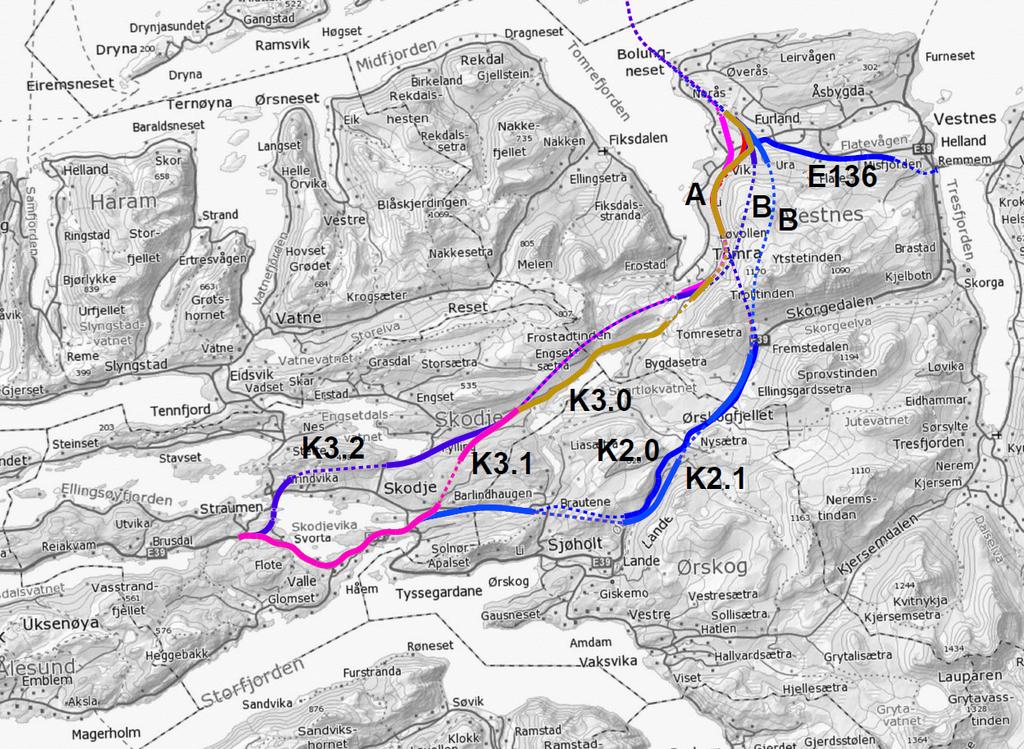 Konseptvalutgreiing E39 Digernes - Vik Vedlegg 1