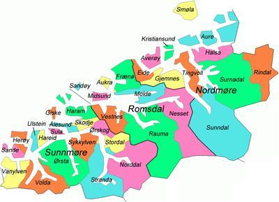 Møre og Romsdal ANALYSE MAJORITETSEIERE I REGIONENE Antall eiere Antall årsverk Andel årsverk i privat sektor SØRE SUNNMØRE 640 5 019 35 %