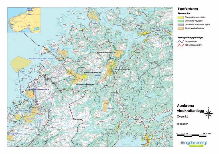 Eksakt plassering og antall vindturbiner vil bli avklart i en senere planfase. I tillegg kan investeringsstrategien til Agder Energi Produksjon påvirke totalstørrelsen på utbyggingen.