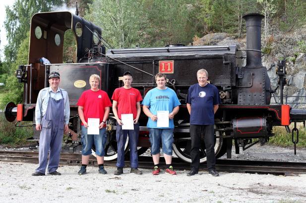 Lørdag 1. september var det endelig klart for togkjøring, og det ble gjennomført 3 turer Krøderen-Kløftefoss-Krøderen med lokomotivet "Ulka" som trekkraft.
