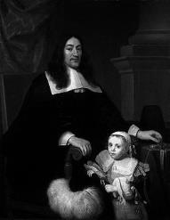 innkvartere den i sin familie som han ville ha som inspektør i Trondheim mot å betale 12 riksdaler (rdl) i årlig leie til amtstuen. Maleriet viser William Davidson med sønn.