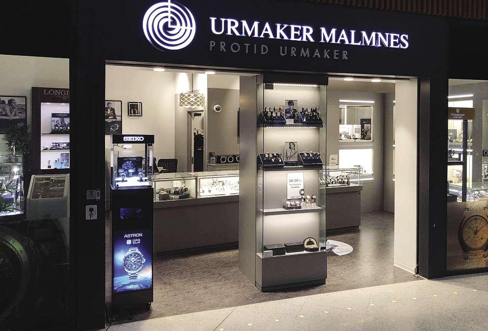 Hos Urmaker Malmnes legger vi vekt på fagkunnskap og merkevarer, og er til enhver tid oppdatert og kurset til å gi deg rett veiledning om de produktene vi selger.