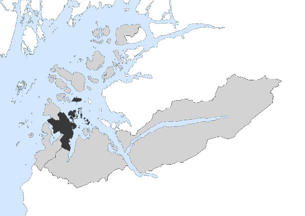 ser vi på hvor stor andel av sykkelbruken som