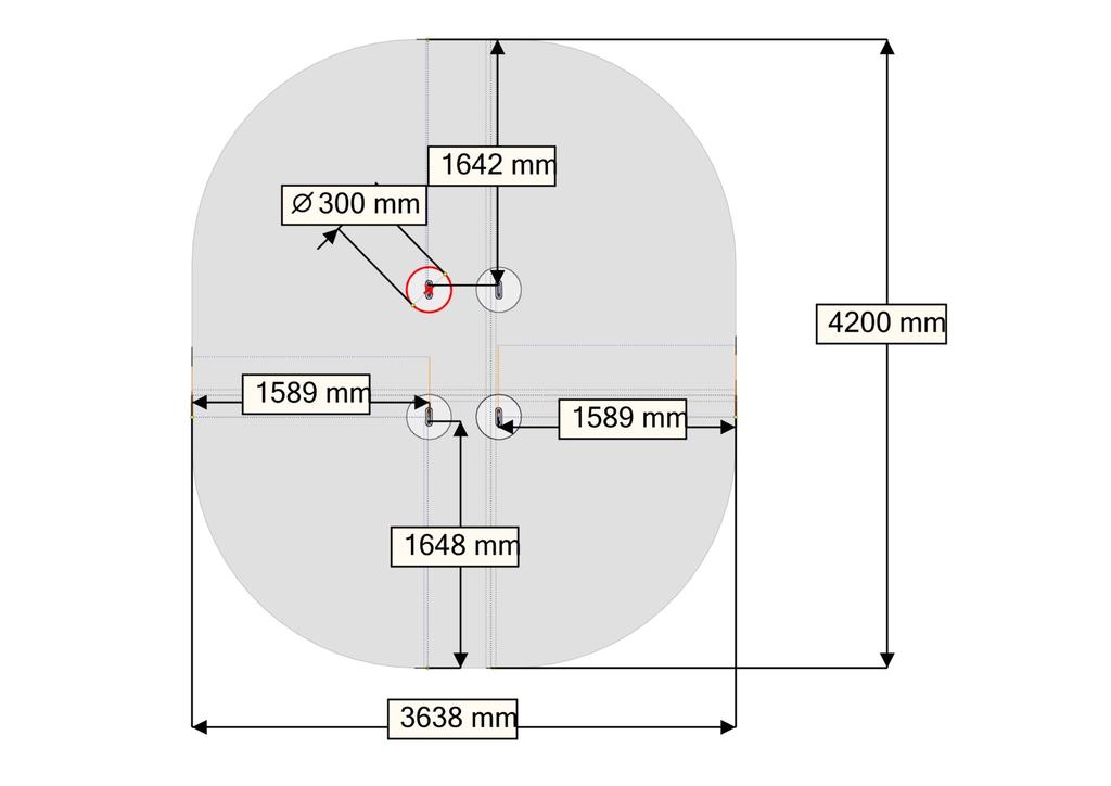 Plassering av forankringer / Ground plan / Placering av förankringar UK Alle