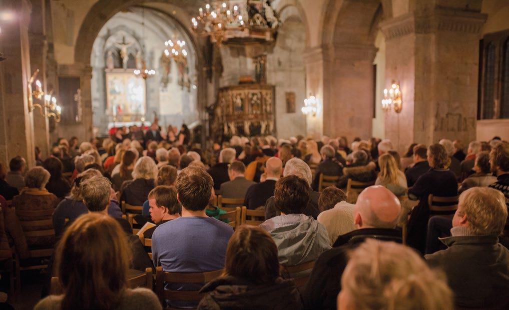 Scenedrømkoret var også invitert med til å synge på konserten.