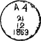 Stempel nr. 6 Type: I22N Fra gravør 23.06.1972 TØRHOGG Innsendt?? 7174 ÅFJORD AA poståpneri opprettet ved Kgl. res. 16.10.1833 i Aafjord prestegjeld.