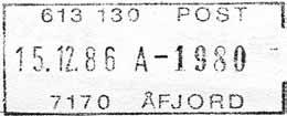 ? ÅFJORD Registrert brukt fra 24.3.82 IWR til 22.7.