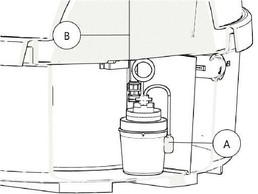 Appendix: Service and Maintenance - Pump Maintenance 13 Montering: Plasser pumpen (i bøtten med filteret) tilbake i tanken gjennom servicesluken. La nivåsensoren for pumpen flyte fritt i kammeret.