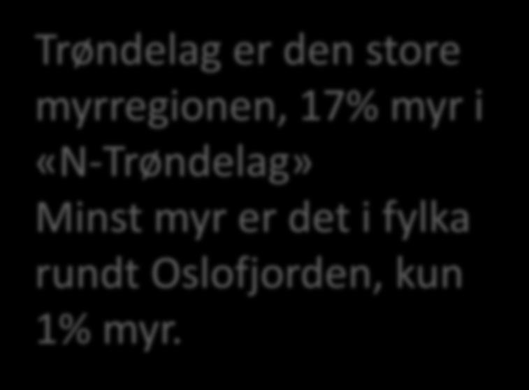 store myrregionen, 17% myr i «N-Trøndelag»