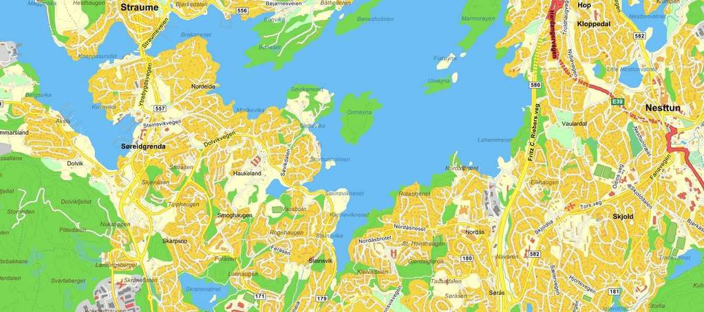 1 Innledning Sweco Norge har fått i oppdrag av Bergen tomteselskap AS å beregne og vurdere støy fra vegtrafikk mot planlagte boliger på g.nr. 34 b.nr. 2 med flere på Søreide/Dolviken i Bergen kommune.