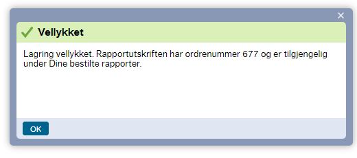 Nummertype Nummertypen på massesalgsordrene som skal inkluderes. Testkjøring Angir om du vil benytte deg av testkjøring. Innstillingene er: Du vil kun få en rapport. Salgsordrer genereres ikke.