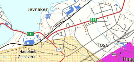 4 Risikoforhold 4.4 4.4.1 Forurensning Grunnforurensning Kart fra Norge geologiske undersøkelser (NGU) viser at et felt med alunskifer ligger så vidt innenfor planområdet langs fv.