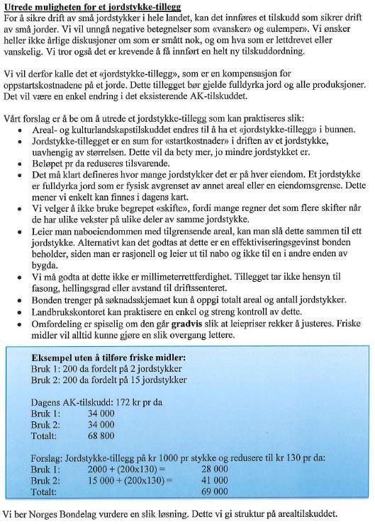 Vedlegg 1: Vestfolds Bondelags forslag om et jordstykketillegg: Bilde